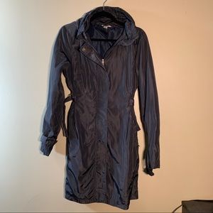 Navy Blue XS Garnet Hill Raincoat